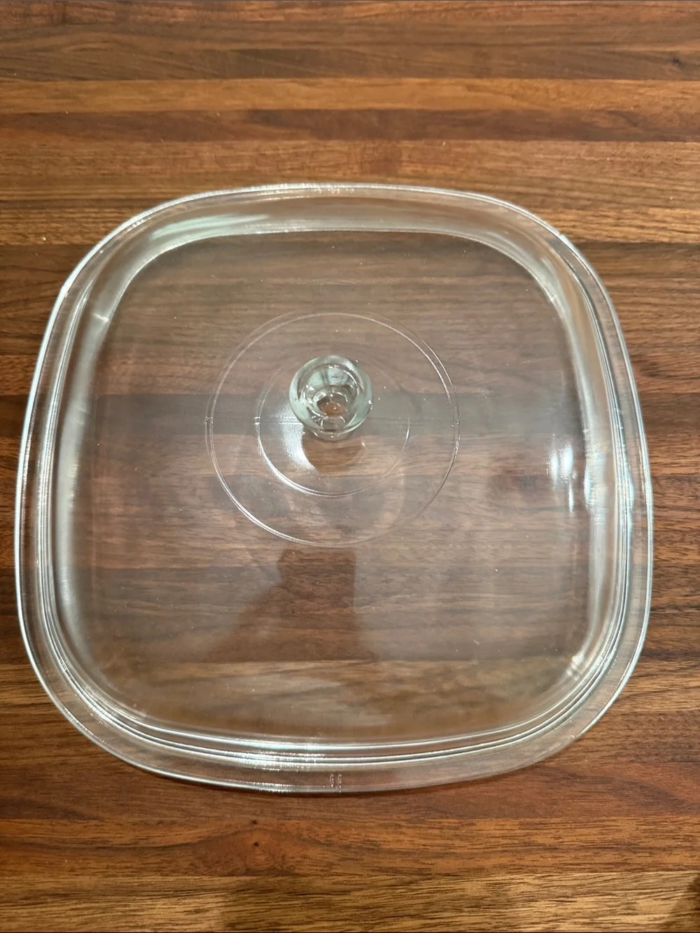 Vintage Corelle White Casserole Dish with Cornflower Design and Glass Lid